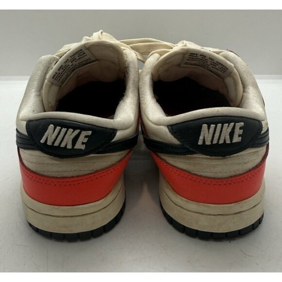 Nike Dunk Low SE Black Toe Bright Crimson Women's Size 5 Pale Ivory HQ3423-635 - Picture 4 of 9